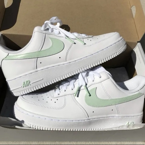 Nike Shoes - Nike Air Force 1s Lime Green